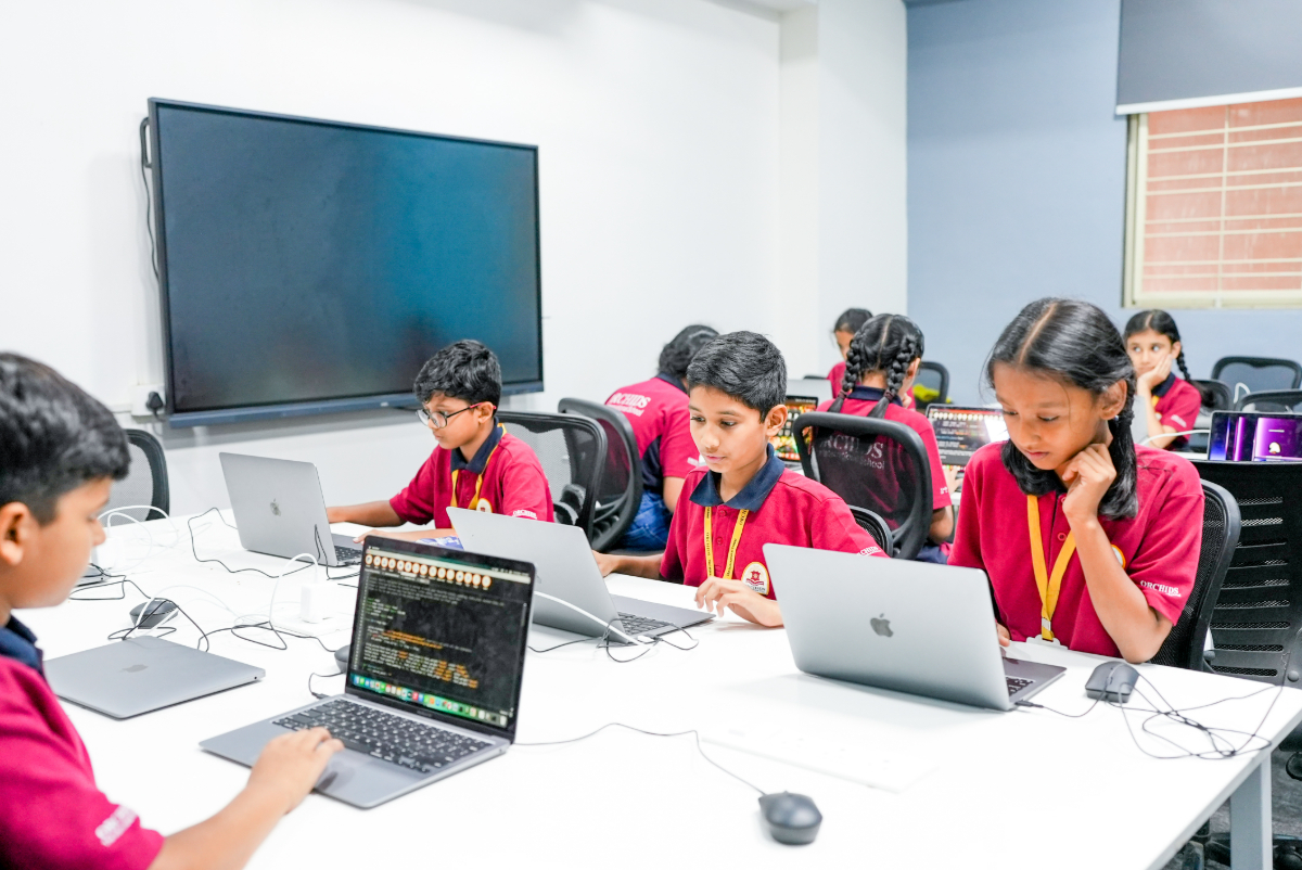 Orchids students coding